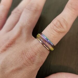 Y2K Mood Ring. Size 10.